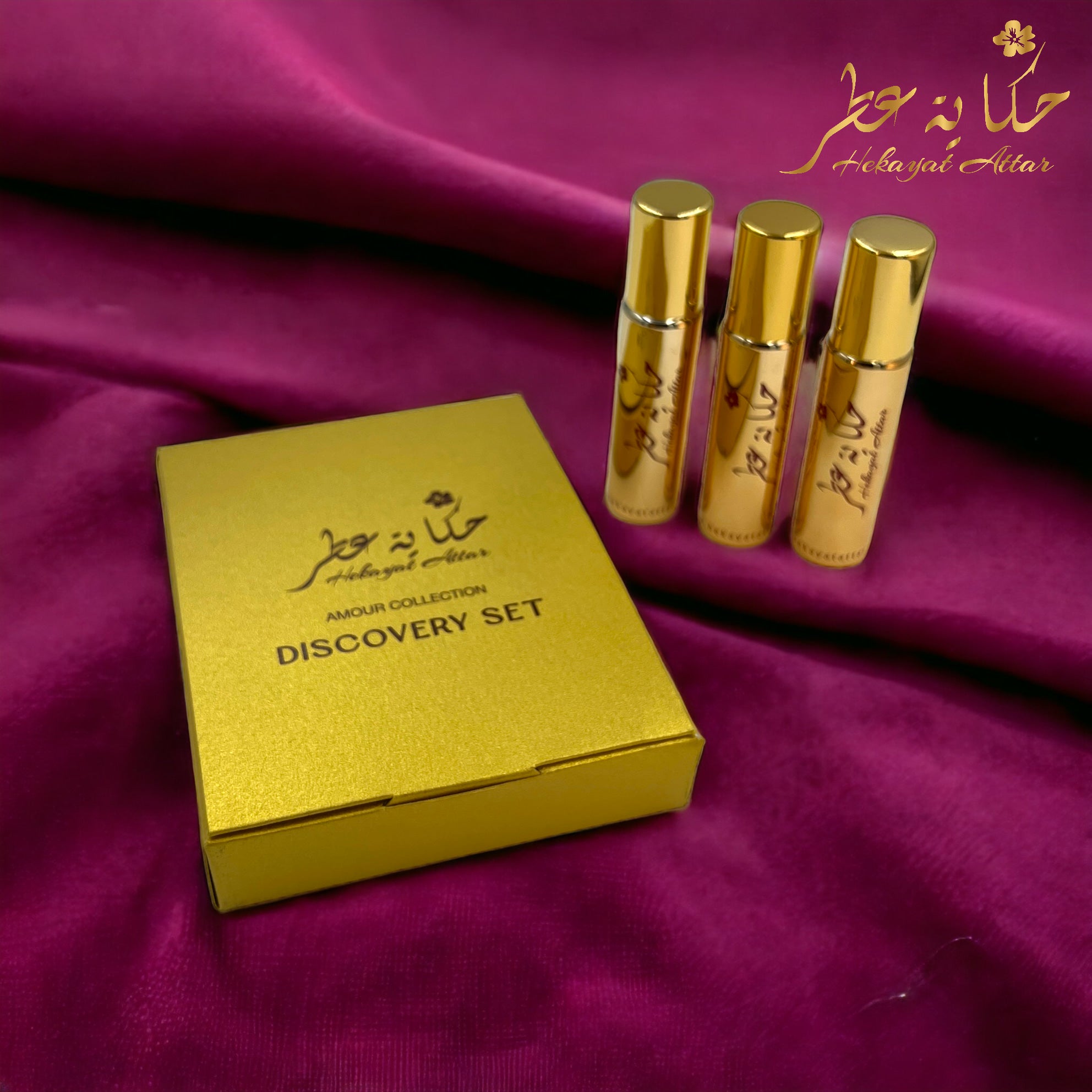 Discovery Set | Amour Collection by Hekayat Attar ( Rose Oud